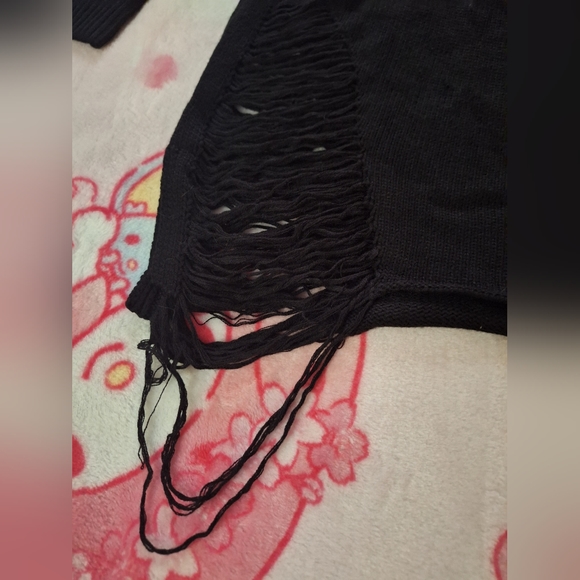 SOLD Killstar Hell in Harlow Distressed Sweater Dress - Picture 3 of 4